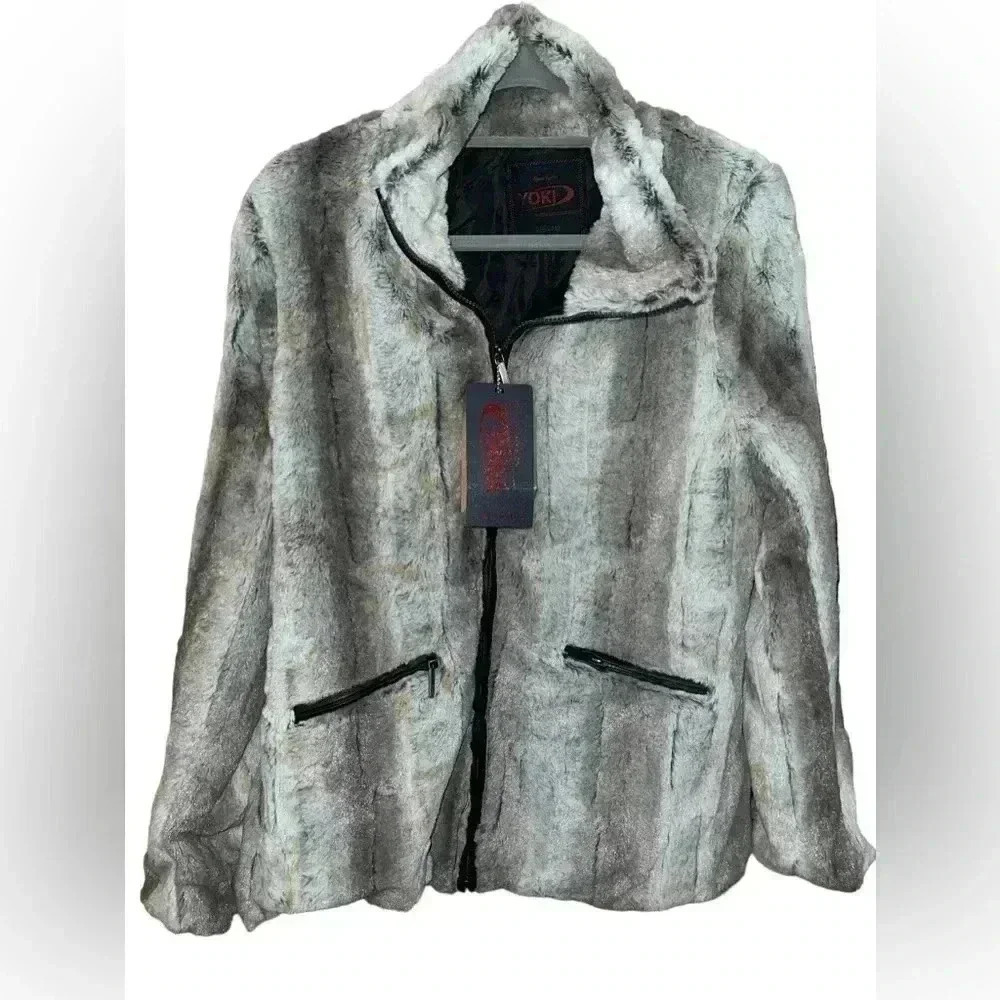 YOKI | Faux Fur Blazer (L)